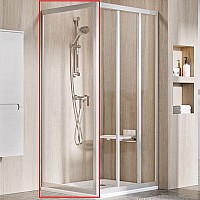Душевая стенка Ravak Supernova APSS-90 94070UR2Z1 профиль Сатин стекло Transparent