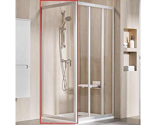 Душевая стенка Ravak Supernova APSS-90 94070UR2Z1 профиль Сатин стекло Transparent