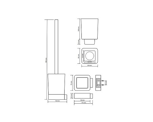 Ёршик подвесной Bemeta139113142