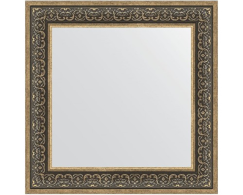Зеркало Evoform Definite 73х73 BY 3160 в багетной раме - Вензель серебряный 101 мм