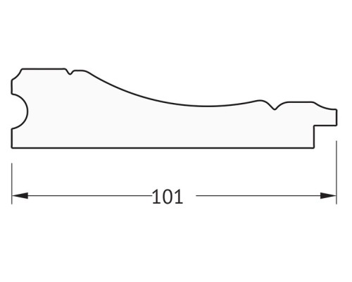 Зеркало Evoform Definite 73х73 BY 3160 в багетной раме - Вензель серебряный 101 мм