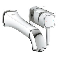 Смеситель однорычажный Grohe для раковины на 2 отверстия 234 мм