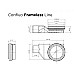 Душевой лоток Pestan Confluo Frameless Line 850 Black Matte 13701322