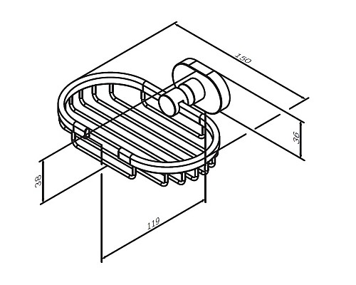мыльница AM.PM Sense A7434600