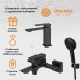 Комплект смесителей Orange Lutz Черный матовый