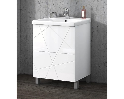 Тумба под раковину Vigo Geometry 70 tn.GEO.FOS.70.2Y Белая
