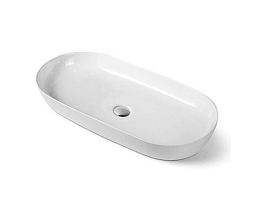 Раковина керамическая Vincea VBS-114 накладная белая