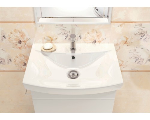 Раковина Cersanit Carina 55 S-UM-CAR55/1-w Белая