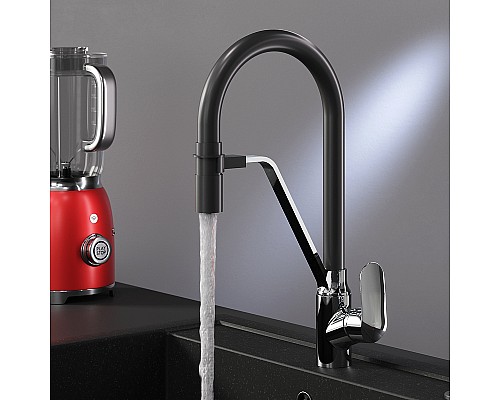 Смеситель для кухни AM.PM Like F8007802 Хром Черный