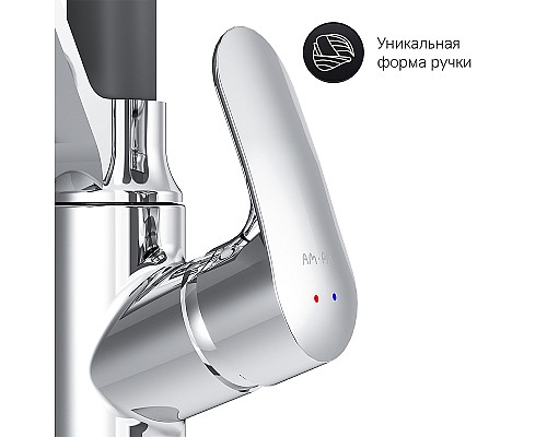 Смеситель для кухни AM.PM Like F8007802 Хром Черный