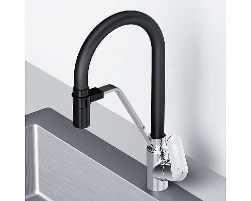 Смеситель для кухни AM.PM Like F8007802 Хром Черный