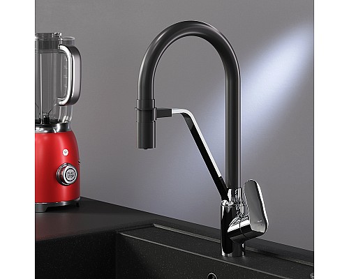 Смеситель для кухни AM.PM Like F8007802 Хром Черный