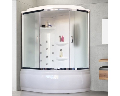 Душевой бокс Royal Bath ALP 170х100 с гидромассажем стекло матовое