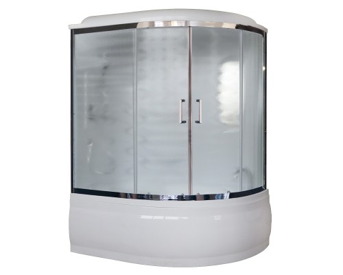 Душевой бокс Royal Bath ALP 170х100 с гидромассажем стекло матовое