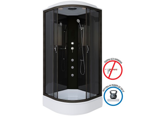 Душевая кабина Niagara Classic 90x90 NG-6501-14G с гидромассажем