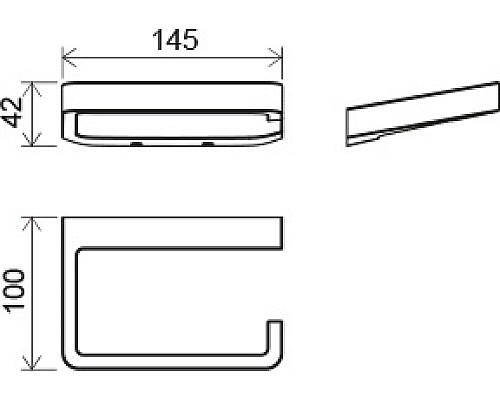 Держатель для туалетной бумаги Ravak X07P329