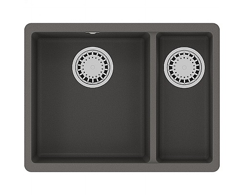 Кухонная мойка Lemark Sinara 550.2-U 9910083 Серый шелк