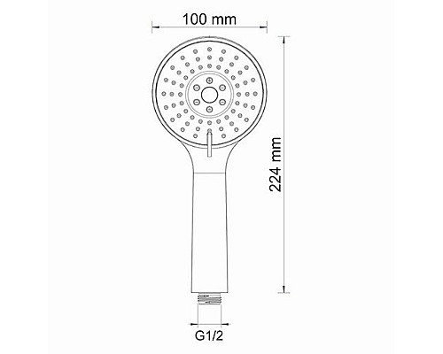 Лейка 3-функциональная WasserKRAFT A002