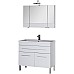 Тумба под раковину Aquanet Верона 100 182710 1 ящик 2 дверцы Белая