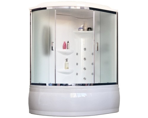 Душевой бокс Royal Bath ALP 150х100 с гидромассажем стекло матовое