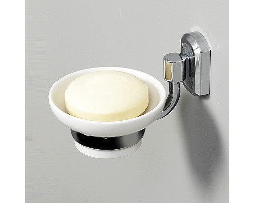 Мыльница WasserKRAFT K-24129 Хром Белая