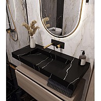 Столешница моноблок Armadi Art Flat NERO MARQUINA