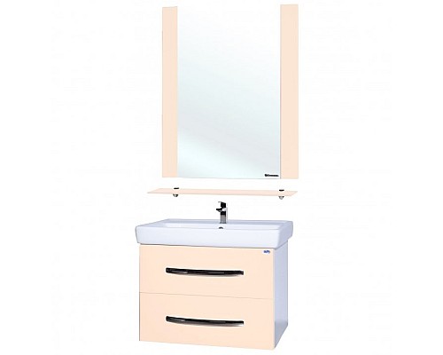 Тумба под раковину Bellezza Рокко 60 4635309670072 подвесная Бежевая Белая