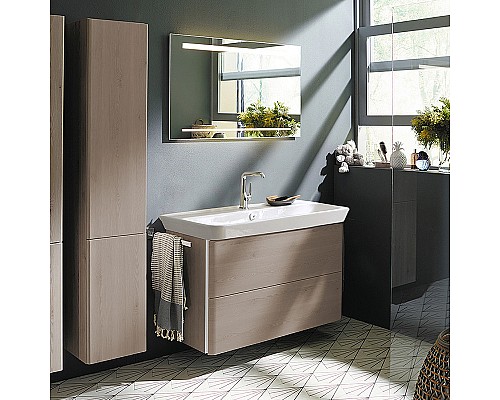 Тумба с раковиной Burgbad Iveo 100 SFEN100F2834G0161C0001*1 подвесная Фланелевый дуб Тумба с раковиной Burgbad Iveo 100 SFEN100F2834G0161C0001*1 подвесная Фланелевый дуб