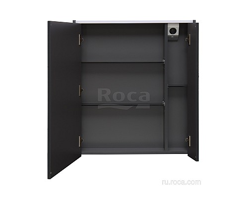 Зеркальный шкаф Roca Ronda 70 ZRU9302969 белый глянец/антрацит