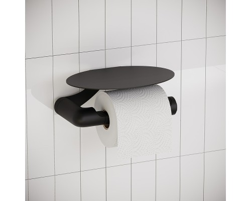 Держатель туалетной бумаги Iddis NOABL00i43 Черный матовый