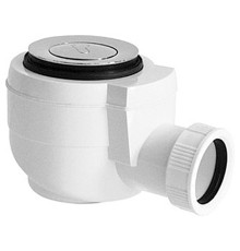 Сифон для душевого поддона PlastBrno EWCR501 Хром Белый