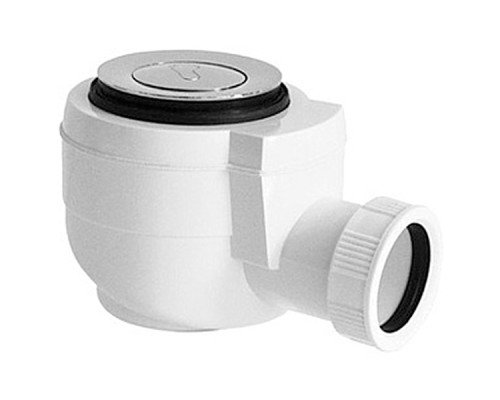 Сифон для душевого поддона PlastBrno EWCR501 Хром Белый