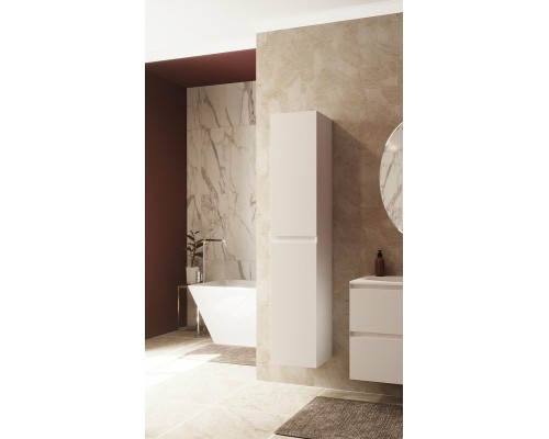 Шкаф пенал Эстет Malta 35 L ФР-00007061 подвесной Белый