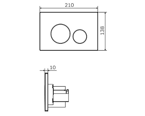 Клавиша для инсталляции AM.PM Pro L I049038