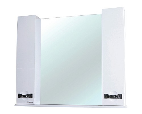 Зеркало со шкафом Bellezza Абрис 105 с подсветкой Белое