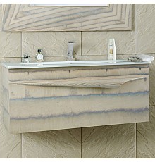 Тумба под раковину Clarberg Papyrus Wood 100 Pap-w.01.10/LIGHT подвесная Светлое дерево