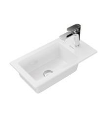 Раковина Kerama Marazzi LATO встраиваемая сверху 50, белая глянцевая