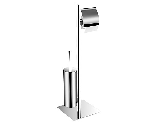 Стойка с туалетным ершиком и бумагадержателем AltroBagno Beni aggiuntivi FS 083304 Cr