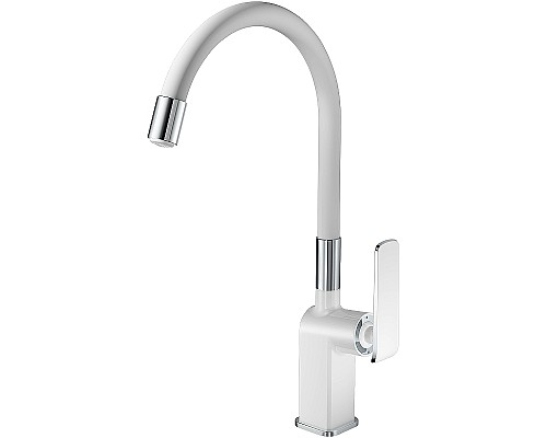 Смеситель для кухни Haiba HB73548-8 Белый Хром