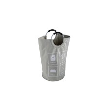 Корзина для белья FIXSEN LOFT STYLE с алюминиевыми ручками серая FX-1011