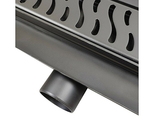 Душевой лоток Paini Harmony 450 CH450HC с решеткой Черный матовый