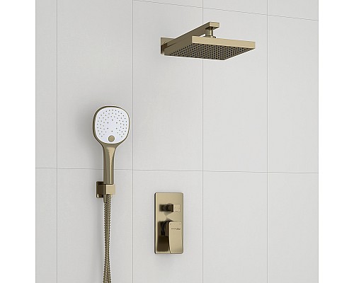 Душевая система WasserKRAFT Exter A16040 Светлая бронза
