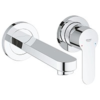 Смеситель Grohe для раковины на 2 отверстия 20474000 166 мм