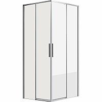 Душевой уголок Grossman Fly 80х80 GR-8080Fl профиль Хром стекло прозрачное