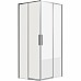 Душевой уголок Grossman Fly 80х80 GR-8080Fl профиль Хром стекло прозрачное
