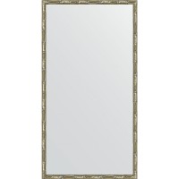 Зеркало Evoform Definite 107х57 BY 0728 в багетной раме - Серебряный бамбук 24 мм