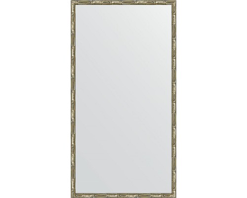 Зеркало Evoform Definite 107х57 BY 0728 в багетной раме - Серебряный бамбук 24 мм