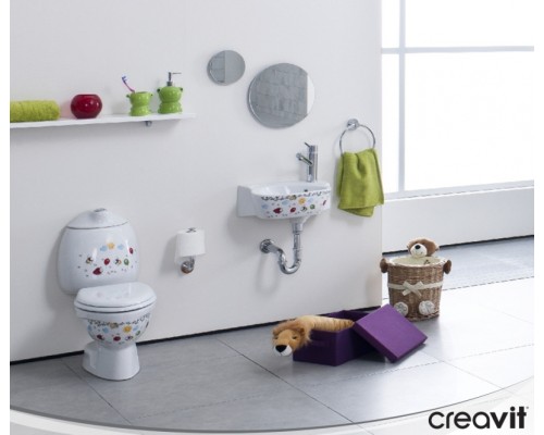 Раковина Creavit Cocuk 38 CK035-00CB00E-FF00 детская Белая с декором