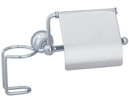 Бумагодержатель закрытый с держателем освежителя воздуха Veragio Gialetta хром