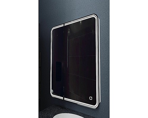 Зеркальный шкаф Art&Max Verona AM-Ver-700-800-2D-R-DS-F с подсветкой с сенсорным выключателем Белый